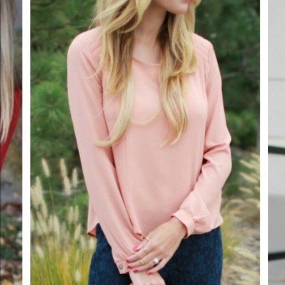 Astr Tops - Apricot blouse Astr Tops - Apricot blouse
